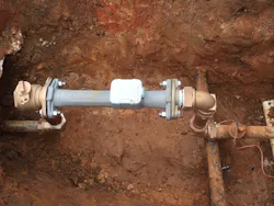 Bedford not only replaced its water meters, endpoints, and software but also replaced 75 percent of its meter boxes and plumbing. Bedford not only replaced its water meters, endpoints, and software but also replaced 75 percent of its meter boxes and plumbing.