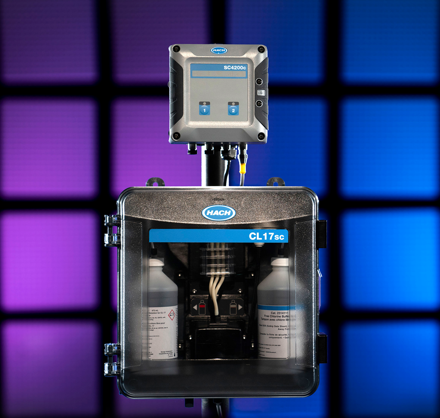 The Hach CL17sc with the SC4200c Controller.