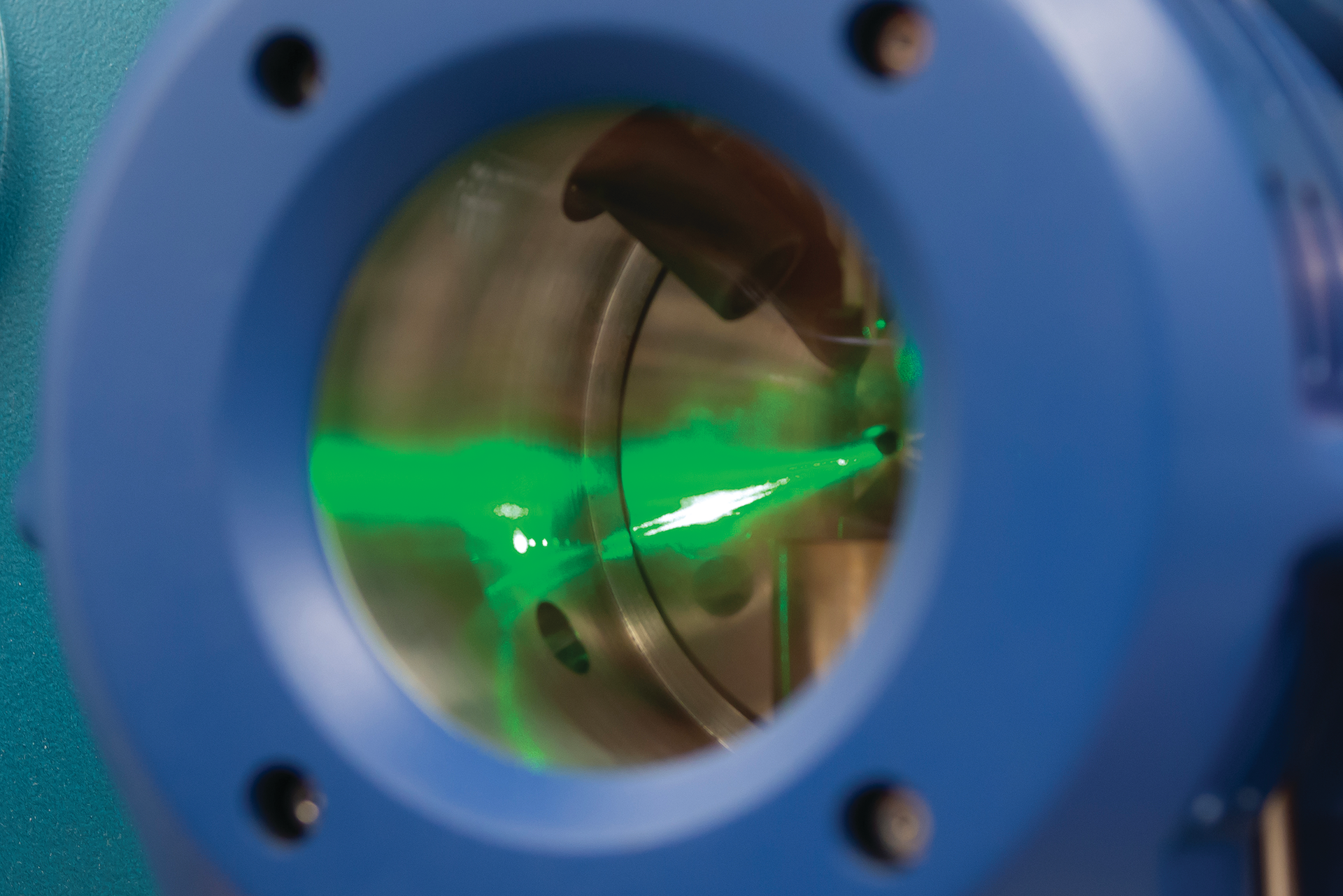 Close-up of AB-Sciex instrument in Battelle Norwell laboratory used for targeted PFAS analysis.