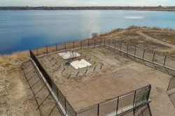 The project includes nine submersible pumps to move the water, along with a gravity line. Prior to the project, the town used temporary pumps that proved costly and inefficient for water augmentation requirements. The project includes nine submersible pumps to move the water, along with a gravity line. Prior to the project, the town used temporary pumps that proved costly and inefficient for water augmentation requirements.