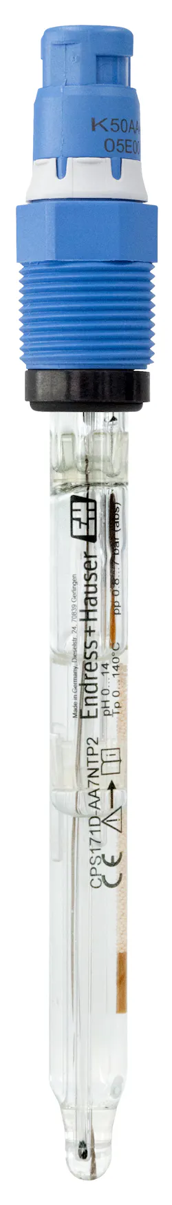 Endress+Hauser’s CPS171D pH sensor stores measuring and operating data in the sensor including serial number, calibration date, number of calibrations, offsets, pH application range, number of calibrations, hours of operation under extreme conditions and other information. Endress+Hauser’s CPS171D pH sensor stores measuring and operating data in the sensor including serial number, calibration date, number of calibrations, offsets, pH application range, number of calibrations, hours of operation under extreme conditions and other information.