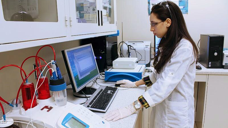 Electro-analytical system used to identify appropriate electrodes for anodic oxidation processes.