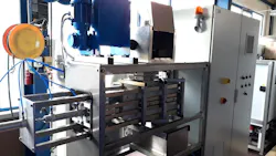 A demonstration plant for the regeneration of the activated carbon. A demonstration plant for the regeneration of the activated carbon.