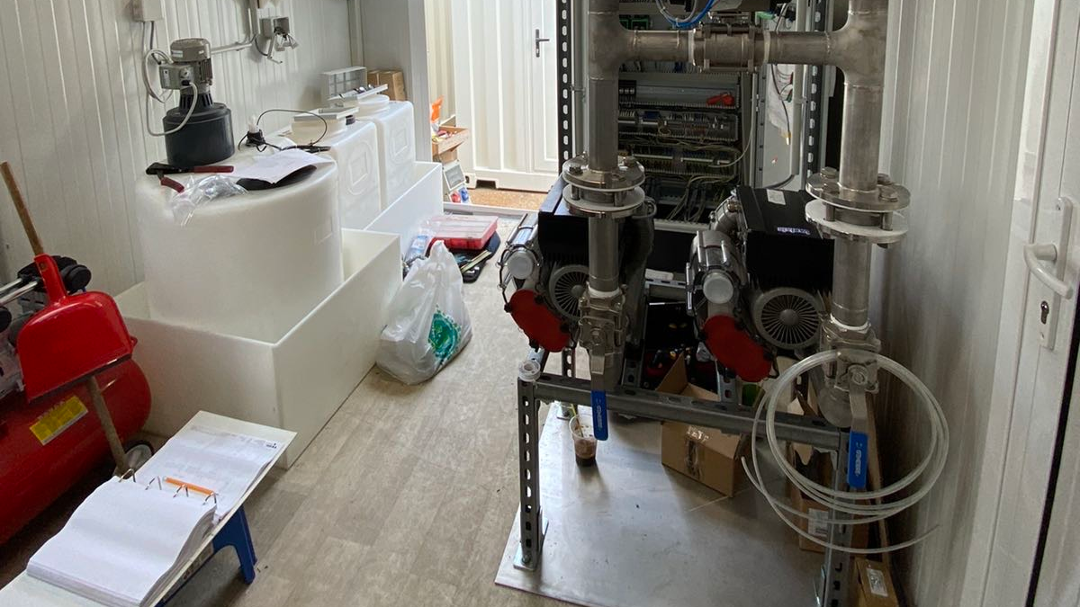 Sewer mining unit internal