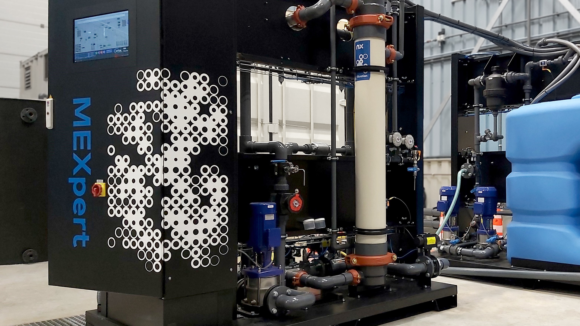 NX Filtration&rsquo;s Mexpert pilot installation for hollow fiber nanofiltration membranes at PWN