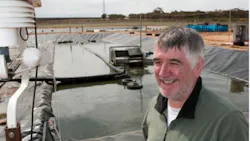 Flinders Professor Howard Fallowfield conducting research at the HRAP at Kingston-on-Murray in South Australia. Flinders Professor Howard Fallowfield conducting research at the HRAP at Kingston-on-Murray in South Australia.