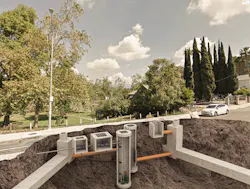 An alternative illustration of the project's installations. An alternative illustration of the project's installations.