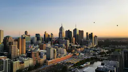 A skyline of Melbourne, Australia. A skyline of Melbourne, Australia.