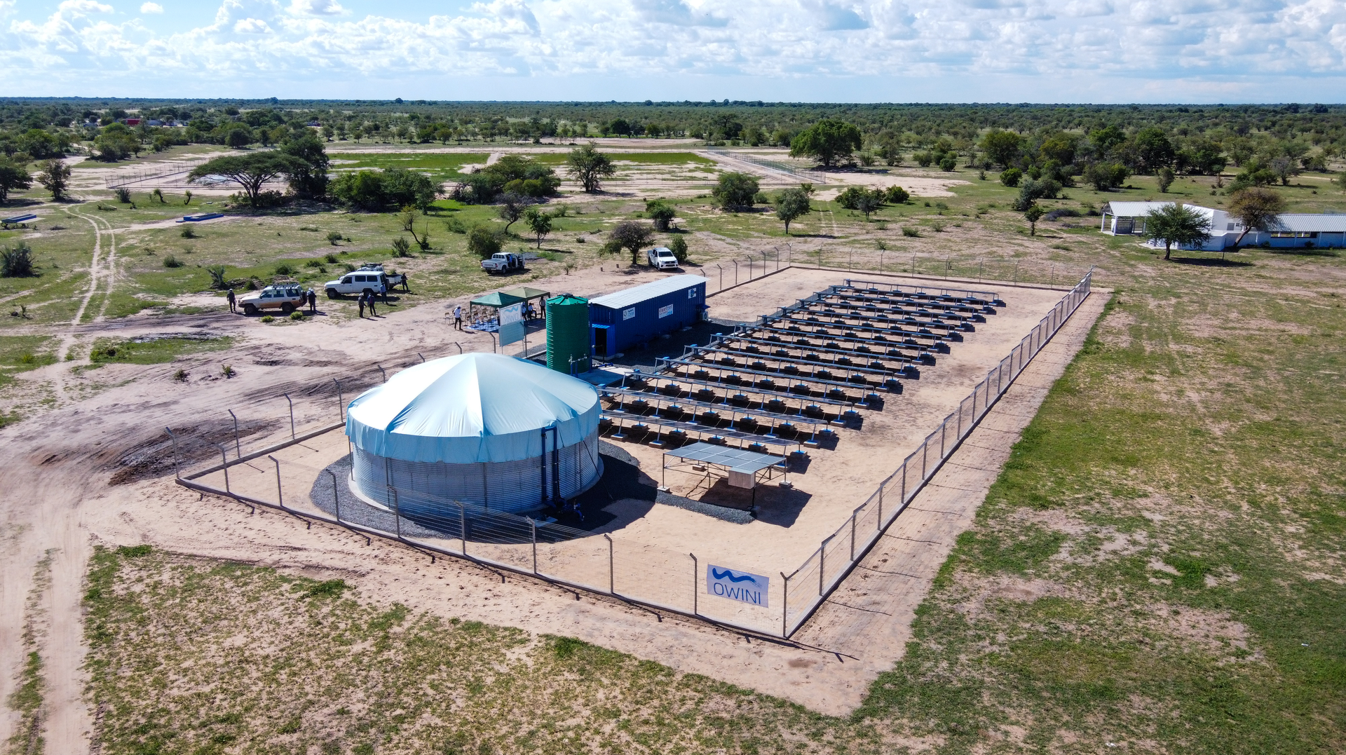 The village of Ombala yo Mungu is located far from developed infrastructure, which created unique challenges for developers seeking to build water treatment solutions in the area.