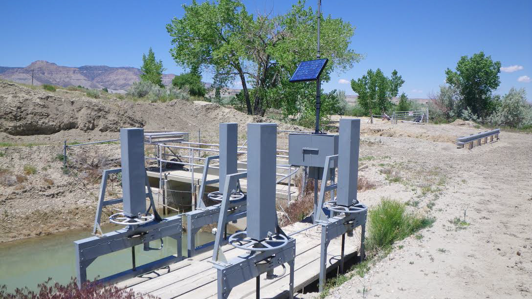 The Huntington Cleveland Canal, an Emery County project in Utah.
