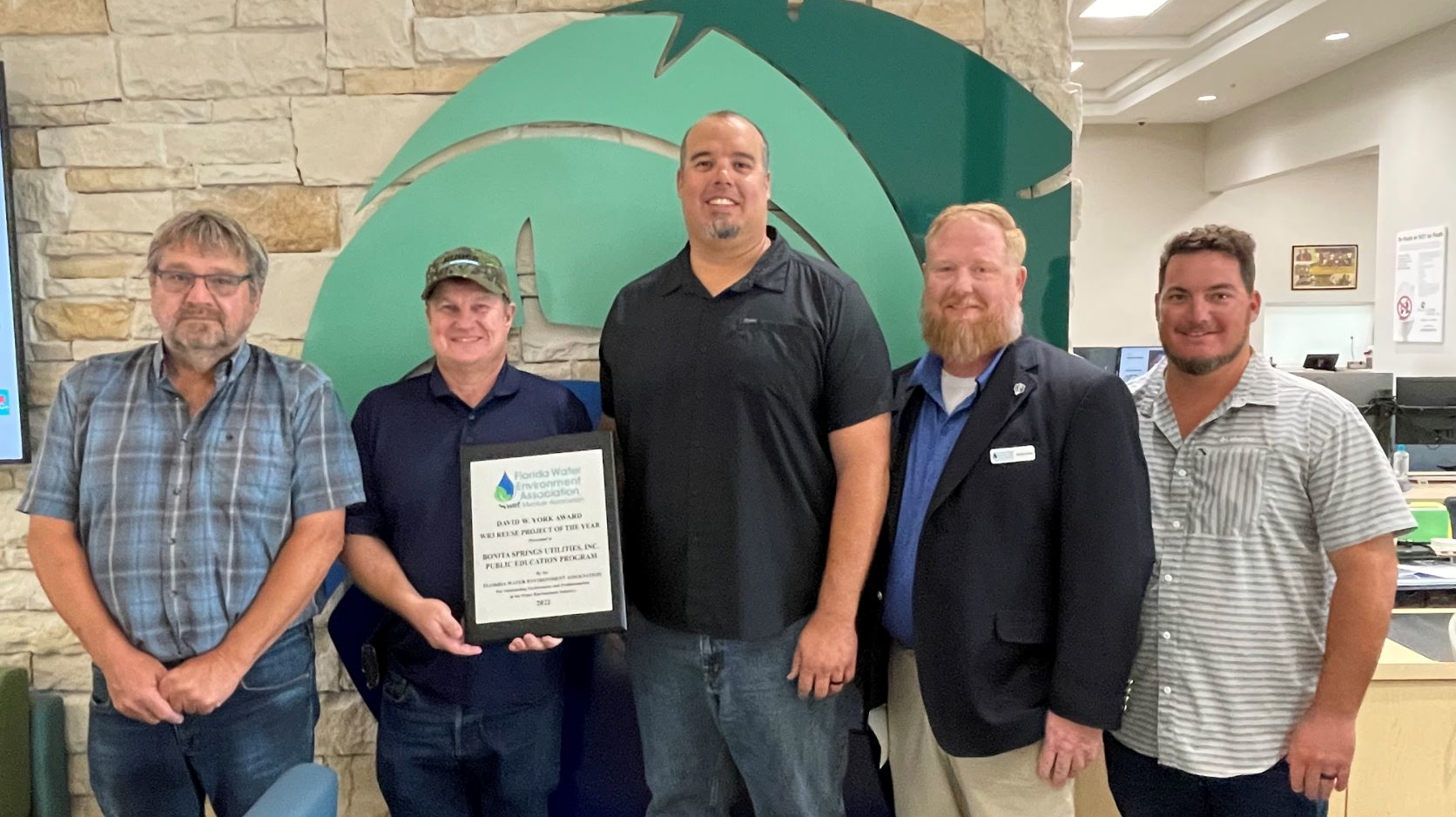 Bonita Springs Utilities, Inc. was named the winner of the 2022 David W. York Water Reuse Award by the Florida Water Environment Association.