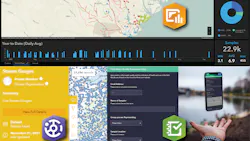 Citizens can use Know Your River dashboard (top), Open Data library (bottom left), and Survey123 applications (bottom right) to view, download, and upload data in an integrated system. Citizens can use Know Your River dashboard (top), Open Data library (bottom left), and Survey123 applications (bottom right) to view, download, and upload data in an integrated system.