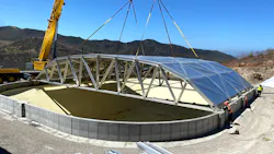 The refurbishment of Reservoir #1 at the Marine Corps Air Station at Camp Pendleton was completed in 2021 with the installation of a new roof. The refurbishment of Reservoir #1 at the Marine Corps Air Station at Camp Pendleton was completed in 2021 with the installation of a new roof.