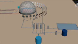 Dome from the REWAISE project. Dome from the REWAISE project.