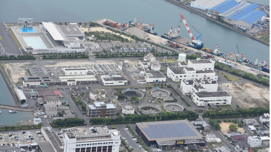 Picture Kojima Sewage Treatment Plant Kurashiki Okayama Prefecture Japan 63236ffe3ab92