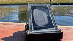 A floating, solar-powered device that can turn contaminated water or seawater into clean hydrogen fuel and purified water, anywhere in the world, has been developed by researchers. A floating, solar-powered device that can turn contaminated water or seawater into clean hydrogen fuel and purified water, anywhere in the world, has been developed by researchers.