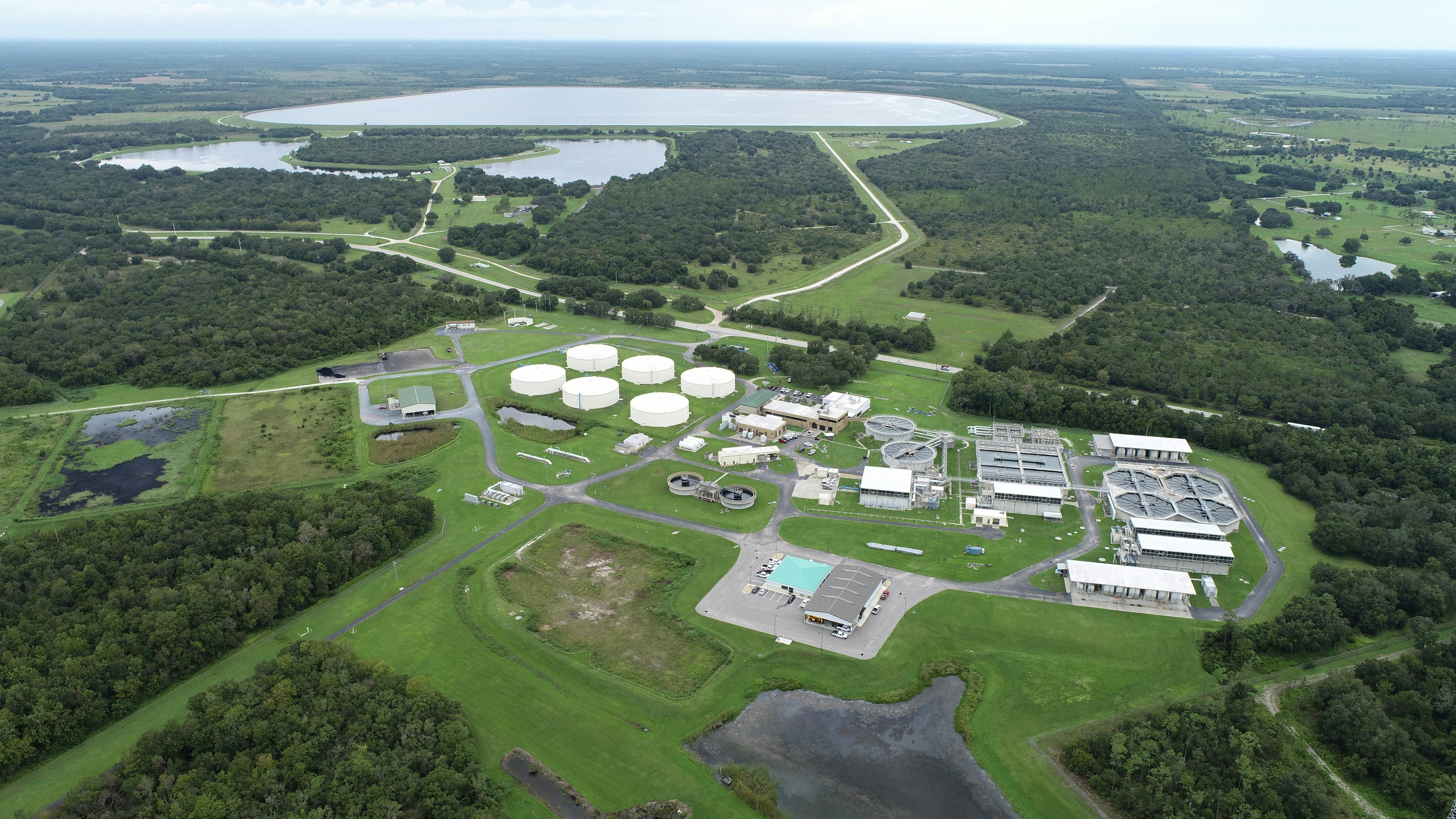 PRMRWSA plant and intake structure.