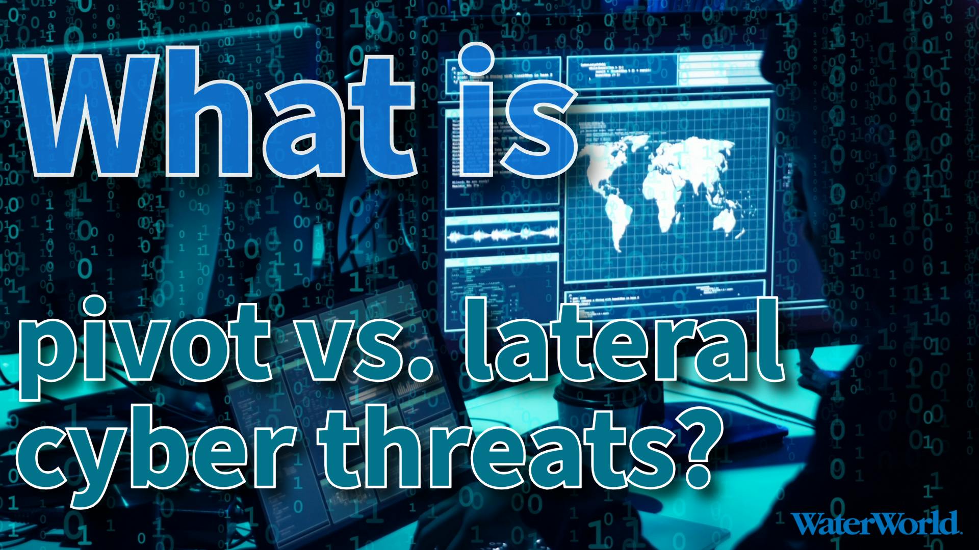 What is pivot vs. lateral cyber threats?