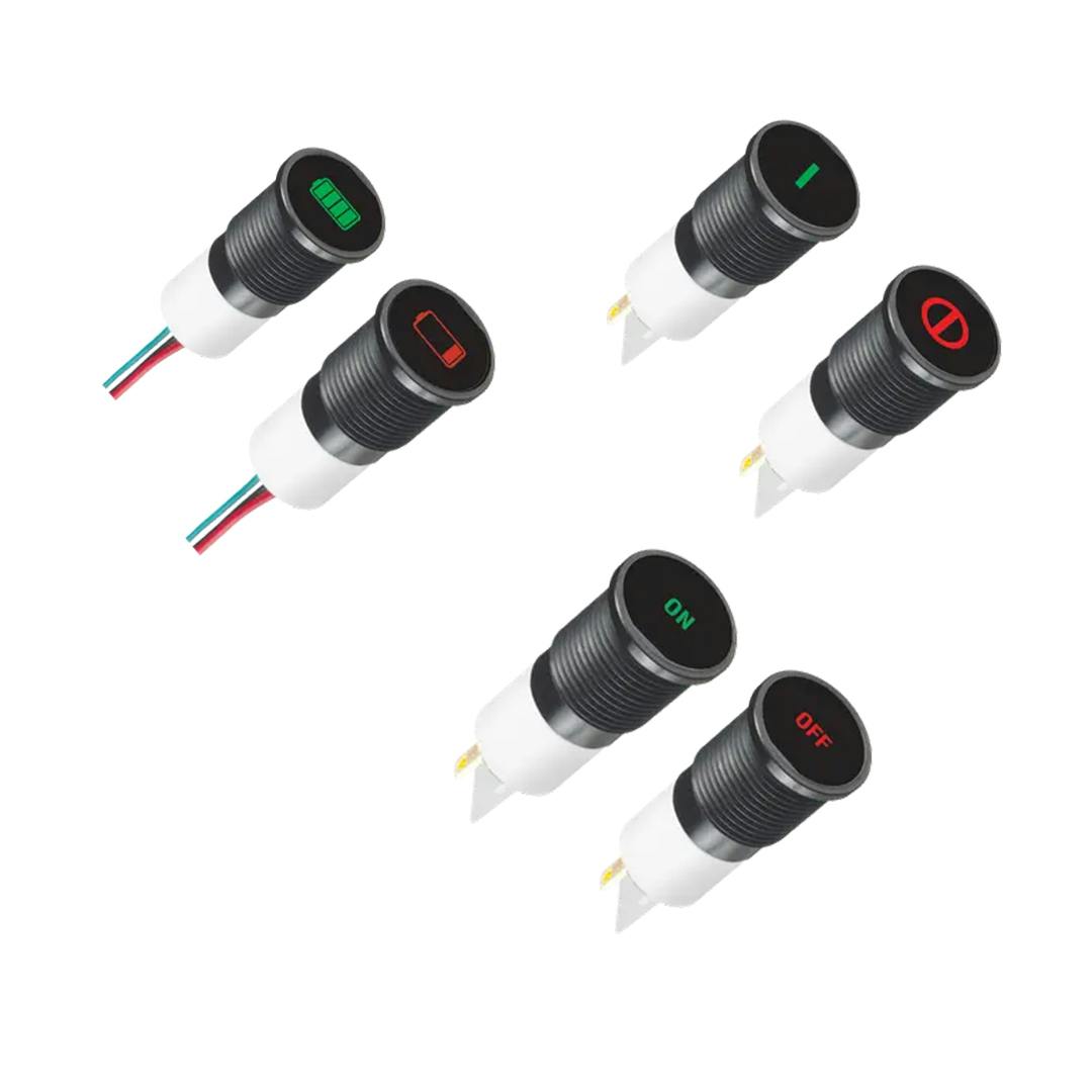 Panel mount LED indicator