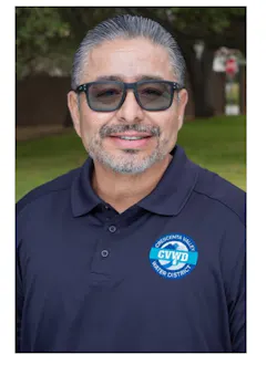 Assitant Director of Operations for CVWD Gabriel Gomez (Photo credit: Mueller & CVWD). Assitant Director of Operations for CVWD Gabriel Gomez (Photo credit: Mueller & CVWD).
