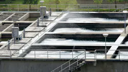 Water treatment tank in plant Water treatment tank in plant