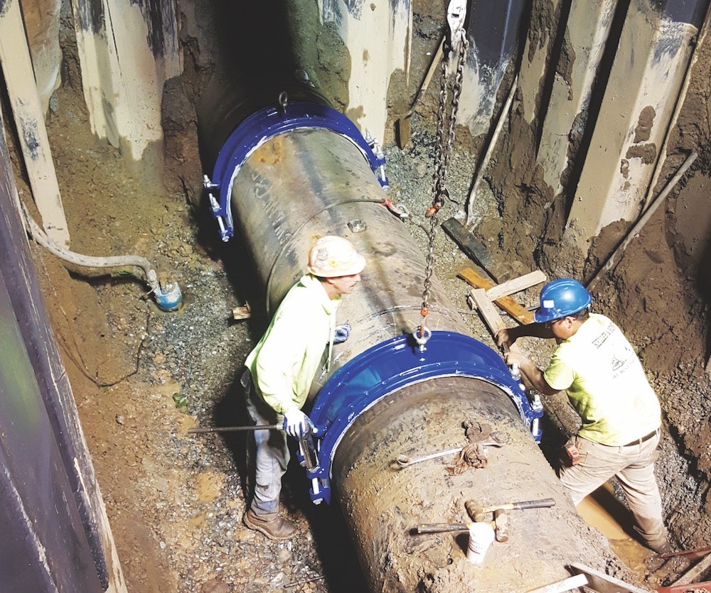 HYMAX Large Diameter being installed