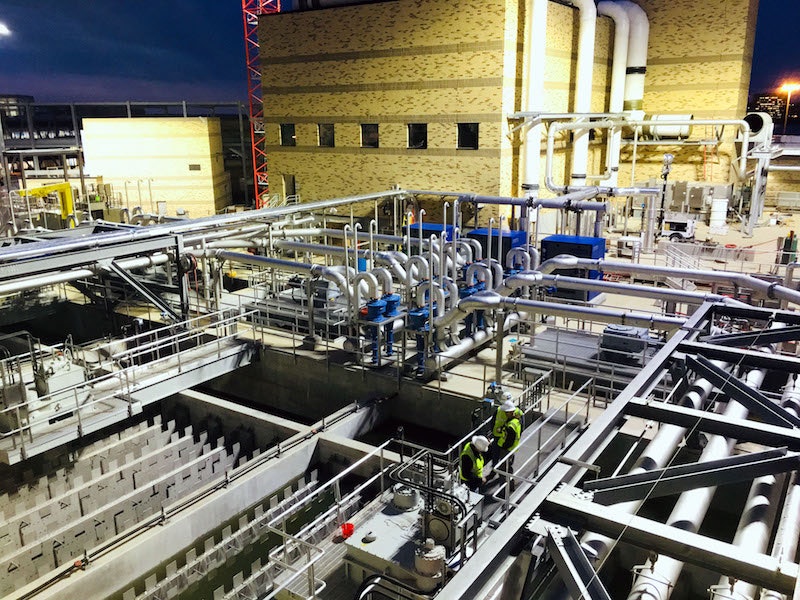 ACTIFLO rapid rate clarifiers during operational testing