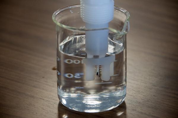 pH sensor - cleaning