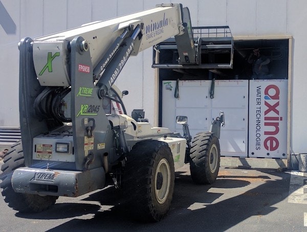 Axine installation at customer site in CA