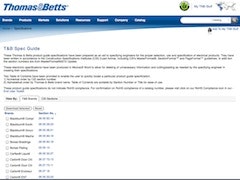 Thomas Betts IN Spec Guide