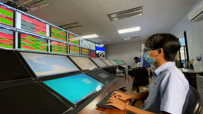 1. control room desk