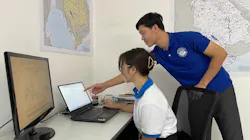 Mekong River Commission Secretariat workers correlate and analyze data collected from its monitoring systems along the Mekong River. Mekong River Commission Secretariat workers correlate and analyze data collected from its monitoring systems along the Mekong River.