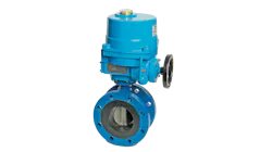 An example of an electric actuator on a valve. An example of an electric actuator on a valve.