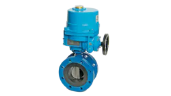 An example of an electric actuator on a valve. An example of an electric actuator on a valve.