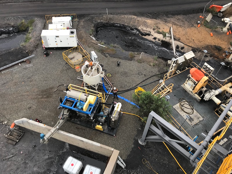 Pilot testing of a Centrisys decanter centrifuge and a CNP MagPrex nutrient management system combined.