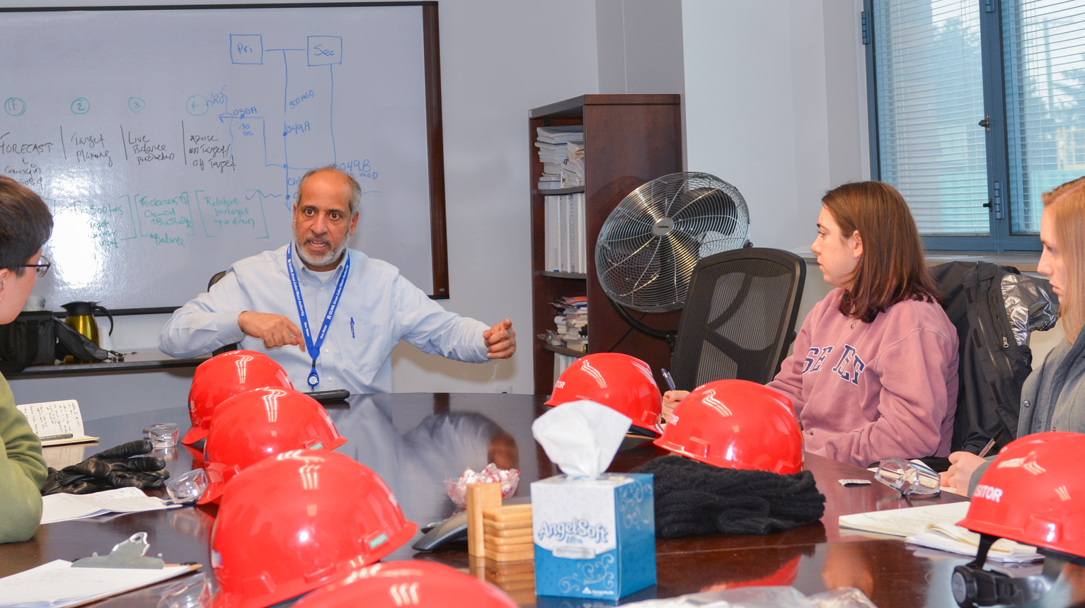 Dr. Majid Khan, middle, has a passion for teaching, and he fuels that need by training, coaching and mentoring his employees at Great Lakes Water Authority with compassion and care.