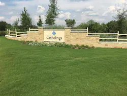 Located beyond the reach of any existing sewer system, The Crossings — a new subdivision of 184 homes near New Braunfels, Texas — needed cost-effective wastewater collection and treatment that could be installed in phases. Located beyond the reach of any existing sewer system, The Crossings — a new subdivision of 184 homes near New Braunfels, Texas — needed cost-effective wastewater collection and treatment that could be installed in phases.