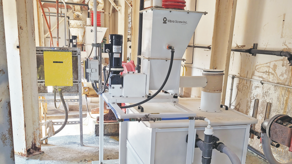 The first of three ready-to-go Vibra Screw systems, consisting of a VersiFeeder volumetric screw feeder with a mix tank, mixer and plumbing connections, was installed at Fort Worth&rsquo;s Rolling Hills water treatment plant in 2020.