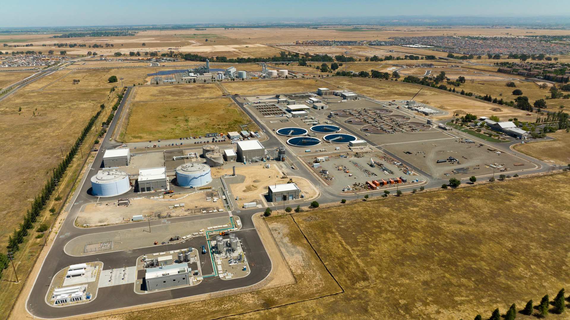 The completed expansion of the Pleasant Grove Wastewater Treatment plant expanded facility capacity and advanced a waste-to-energy program to realize a carbon neutral future.