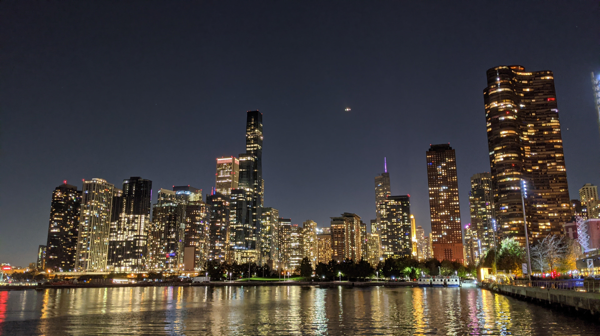 Chicago Skyline From Lake Michigan