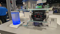 The CHEM-FEED MD3 is a larger version of the MD1. Both are chemical metering pumps that do not vapor lock. The CHEM-FEED MD3 is a larger version of the MD1. Both are chemical metering pumps that do not vapor lock.