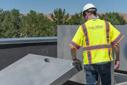 A worker at Parker Water & Sanitation District opens one of the hatches to check on equipment. A worker at Parker Water & Sanitation District opens one of the hatches to check on equipment.