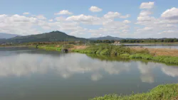 An example of a sewage treatment lagoon. A lagoon, such as this one pictured, will be upgraded with funding from USDA loans and grants in Mayville, Michigan. An example of a sewage treatment lagoon. A lagoon, such as this one pictured, will be upgraded with funding from USDA loans and grants in Mayville, Michigan.
