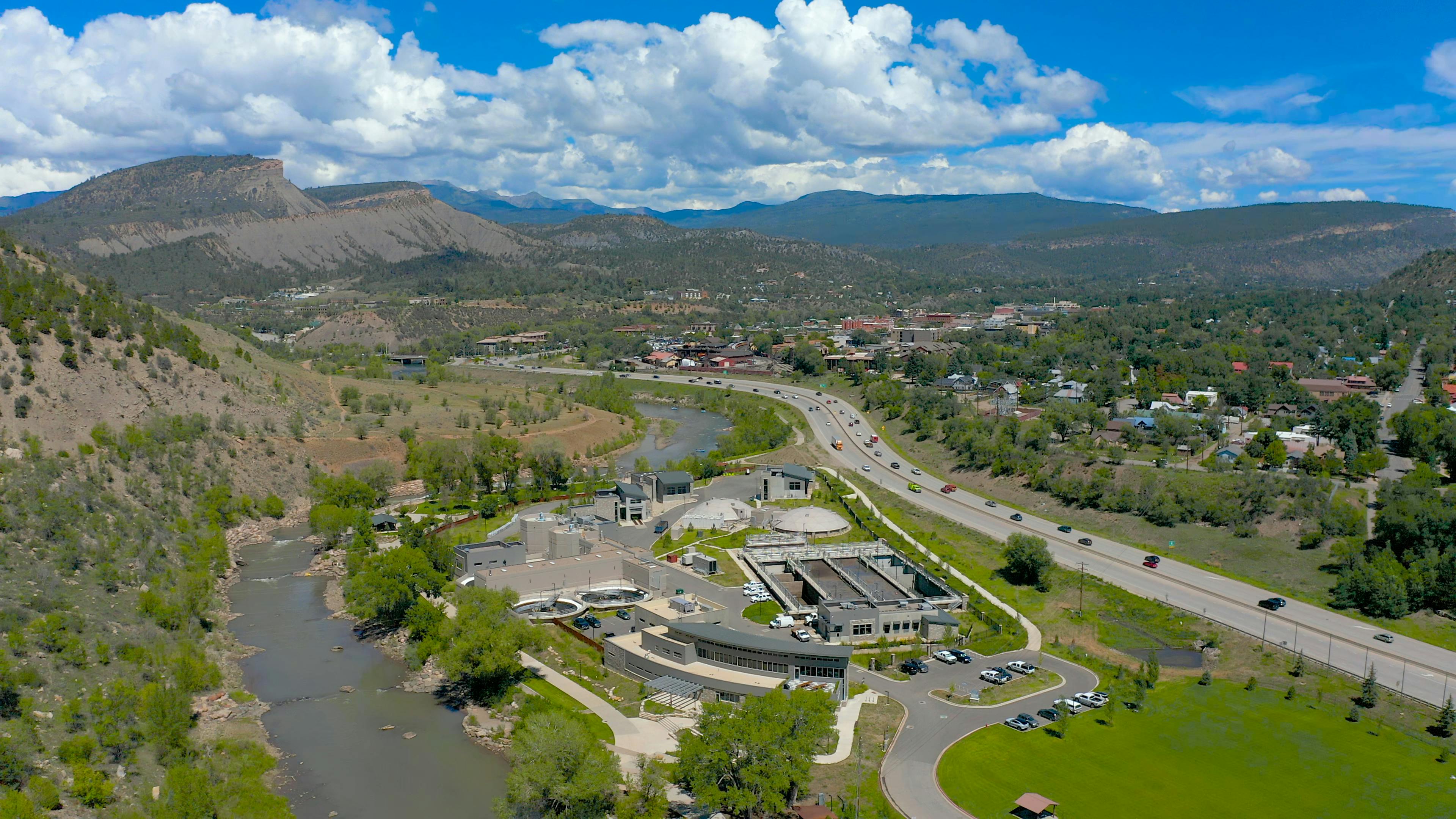 The Santa Rita Water Reclamation Facility is located near Animas River Trail, Santa Rita Park, and the renowned Durango Whitewater Park, to which utility owners sought to become better neighbors with the facility's latest capital investments.