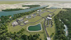 Rendering of the Stowe Regional Water Resource Recovery Facility. Rendering of the Stowe Regional Water Resource Recovery Facility.