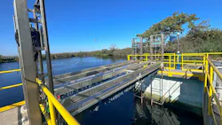 PolyGone microplastic removal pilot. Photo courtesy of PolyGone. PolyGone microplastic removal pilot. Photo courtesy of PolyGone.