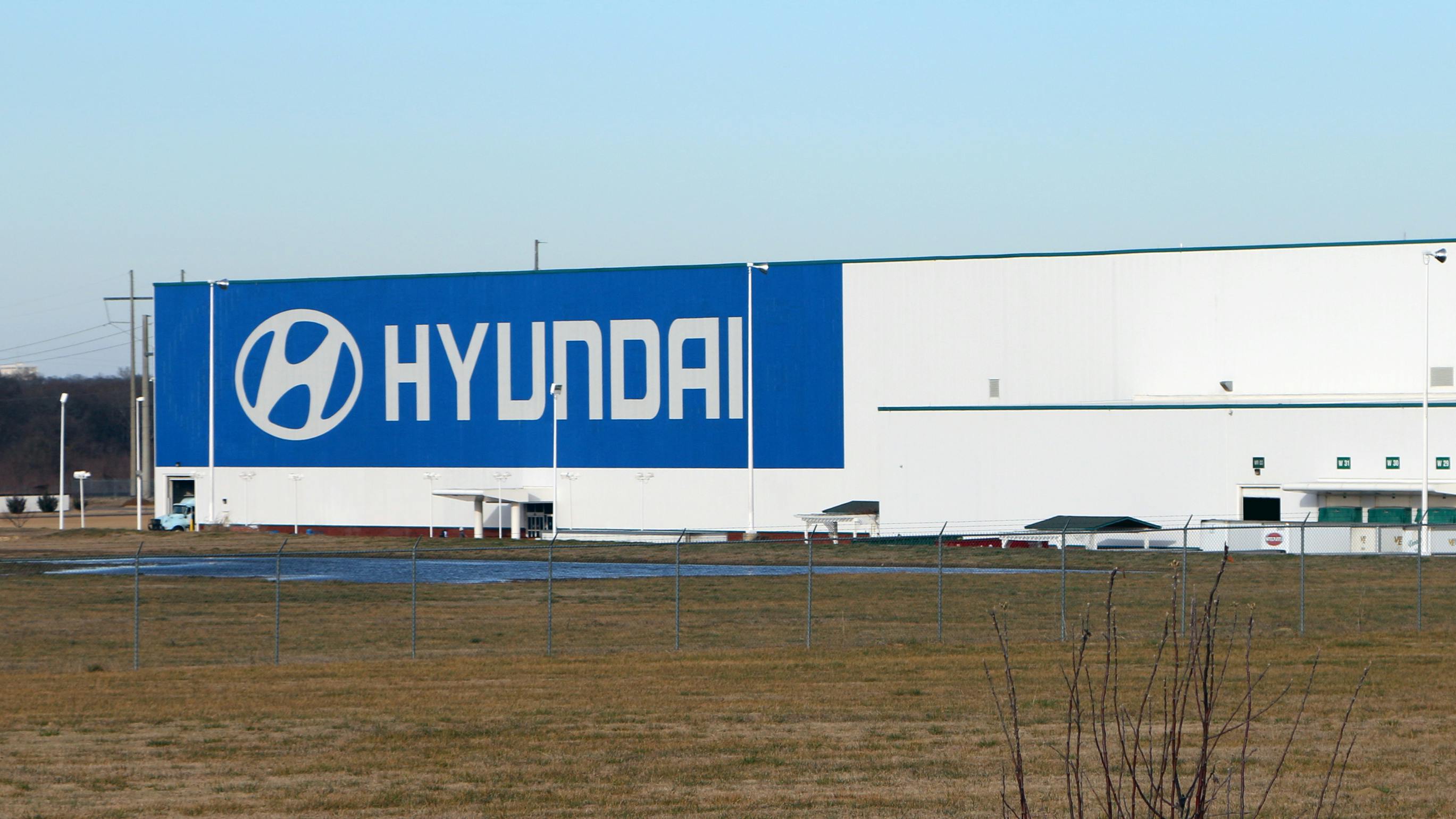 Hyundai factory in Montgomery, Alabama
