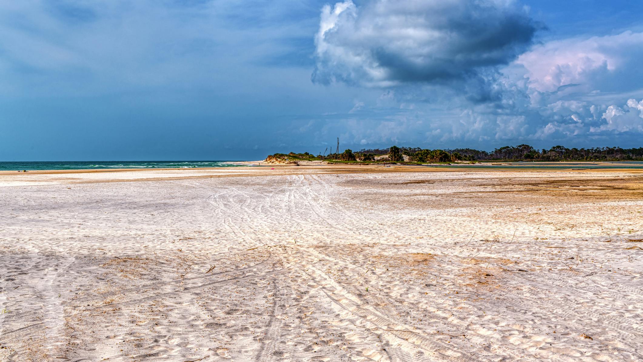 Aftermath of Hurricane Michael near St. Joe State Park.