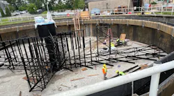 H.L. Mooney Advanced Water Reclamation Facility Clarifier Getting Upgrade (Photo courtesy of Prince William Water). H.L. Mooney Advanced Water Reclamation Facility Clarifier Getting Upgrade (Photo courtesy of Prince William Water).