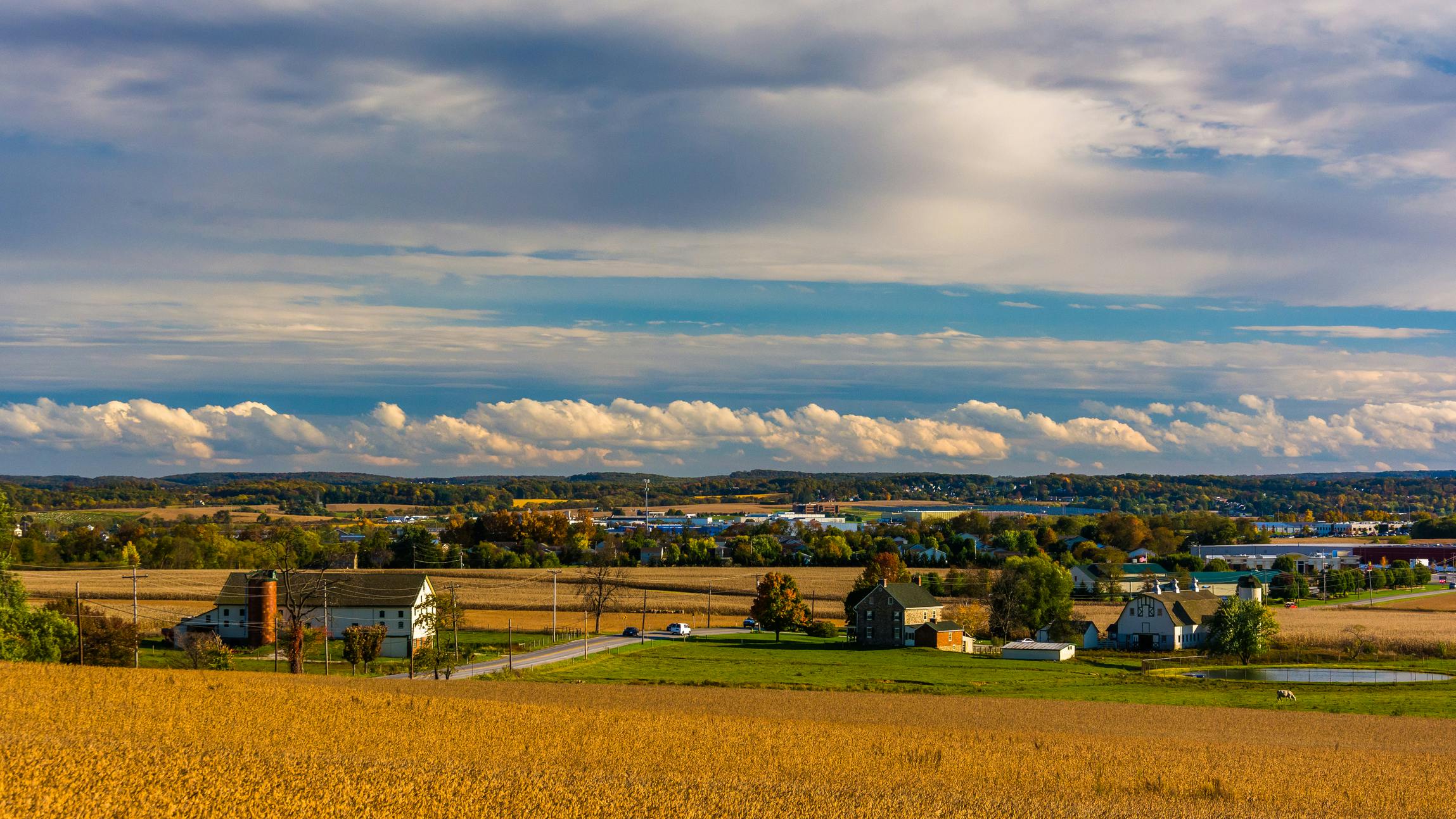 View of Hanover, Pennsylvania from Hershey Heights